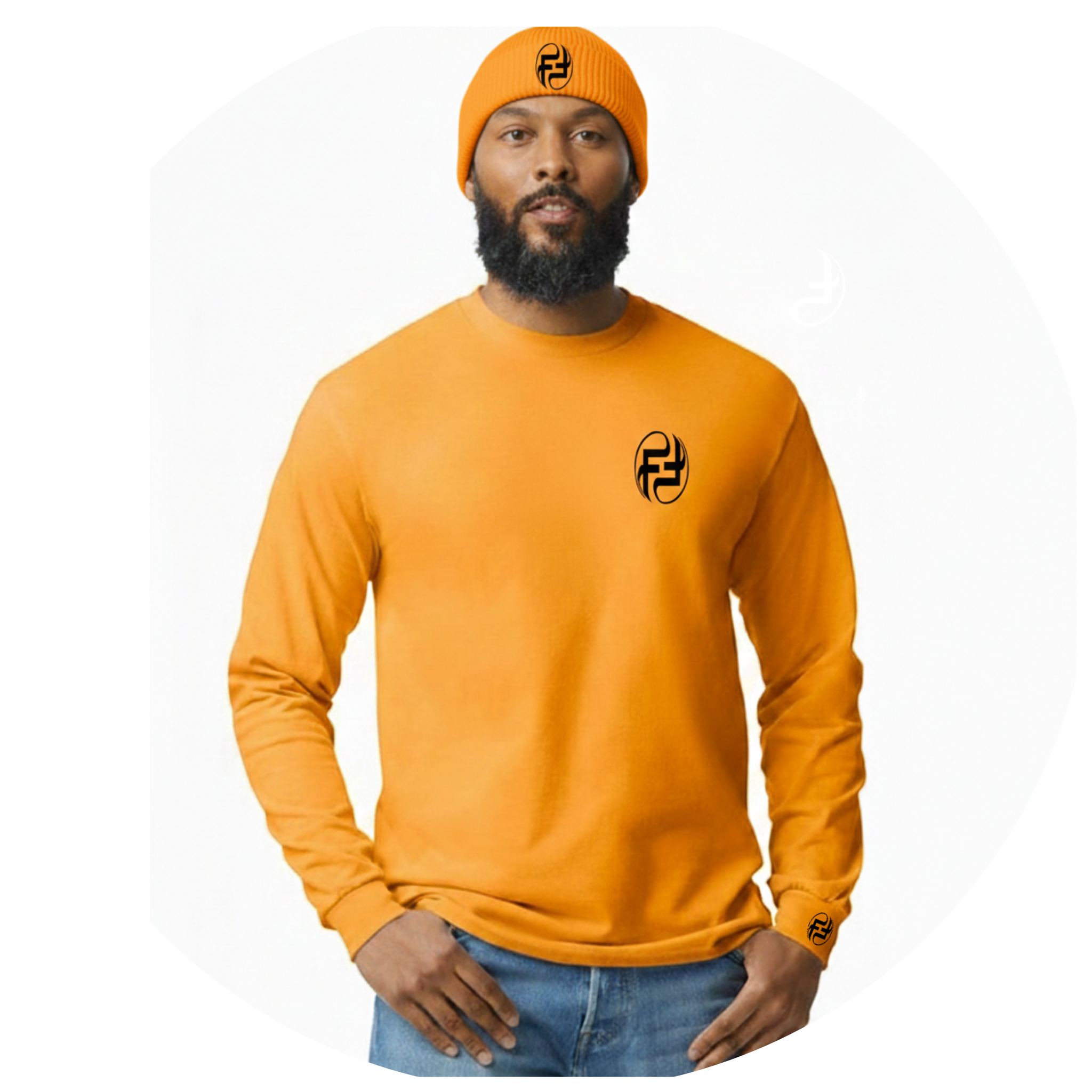 MEN'S LONG SLEEVE Ts & BEANIE COMBO