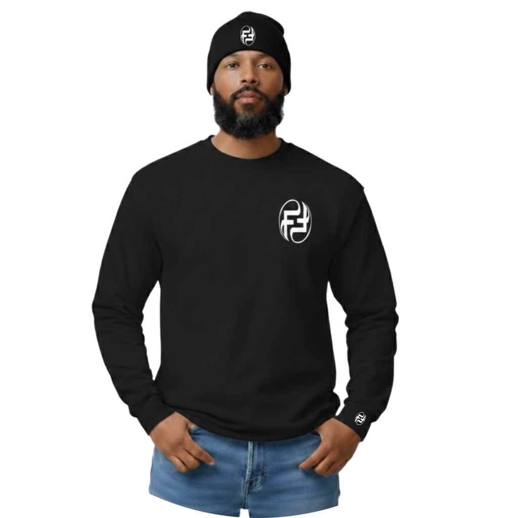 MEN'S LONG SLEEVE Ts & BEANIE COMBO