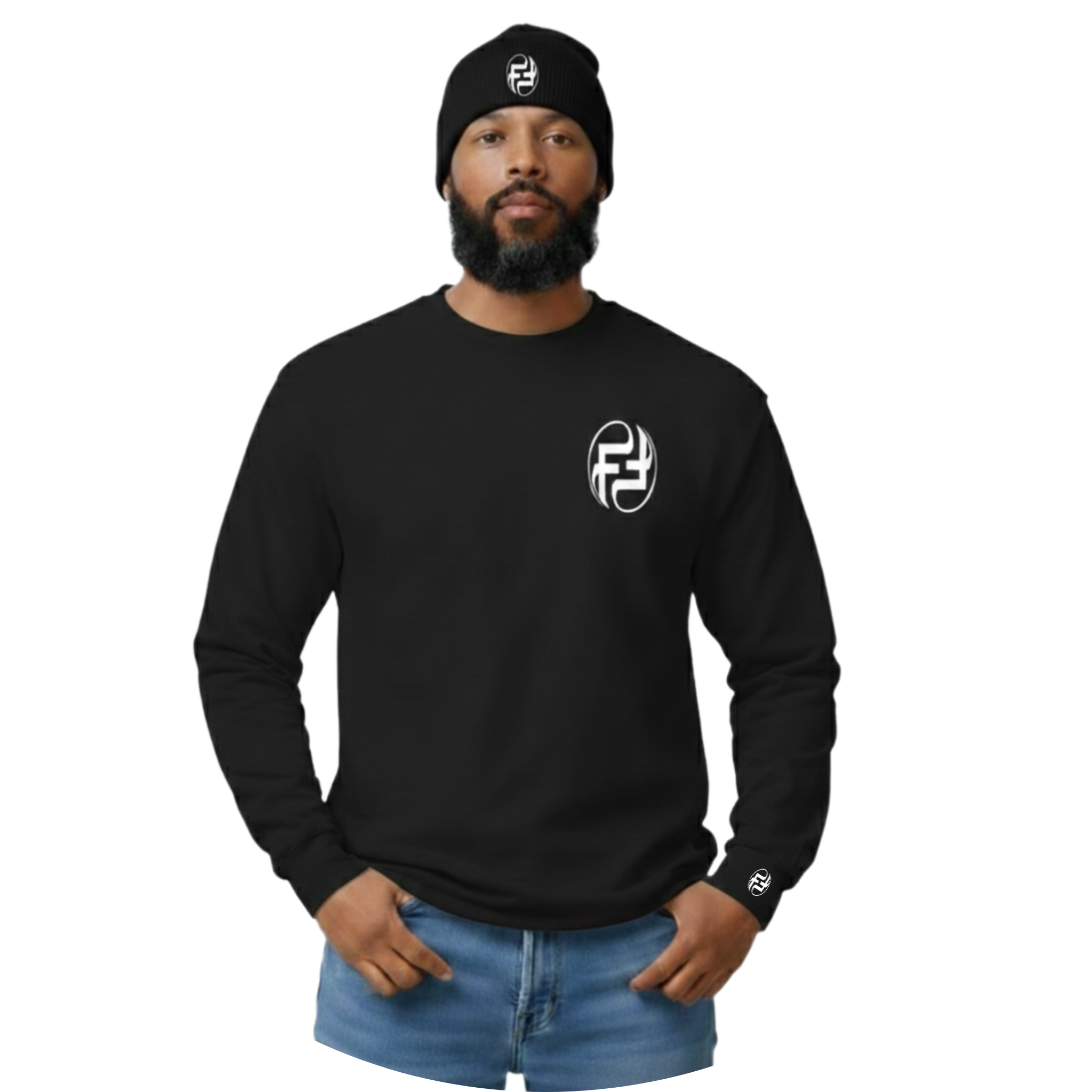 MEN'S LONG SLEEVE Ts & BEANIE COMBO