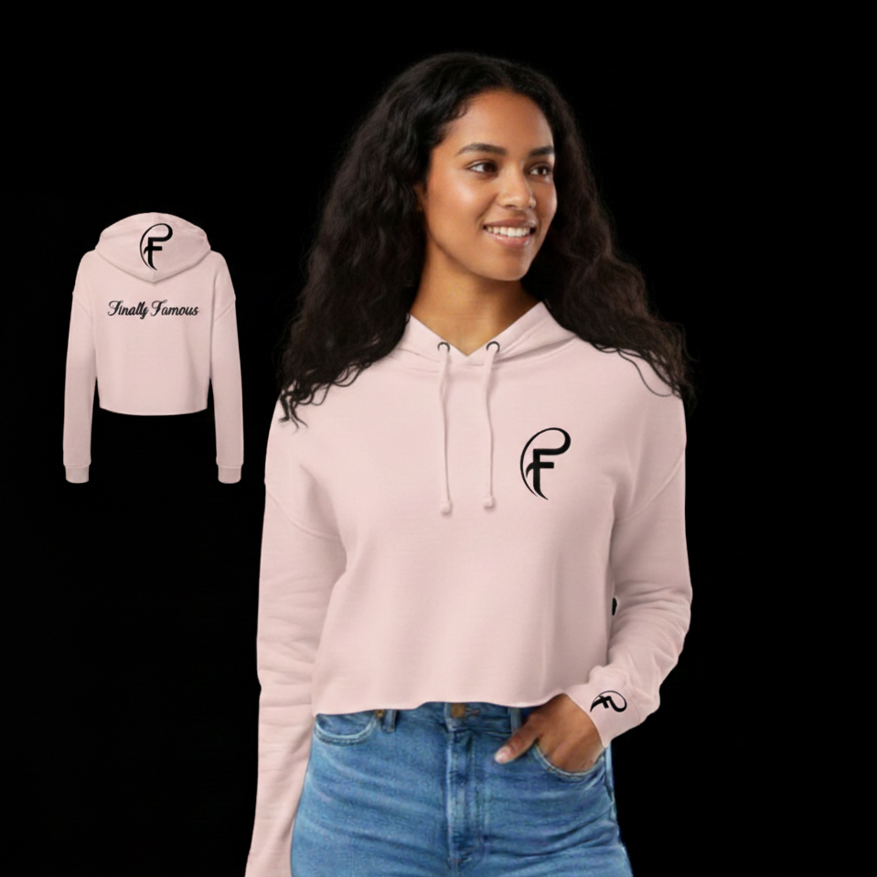 WOMAN'S FINALLY FAMOUS F F SERIES CROP TOP HOODIE