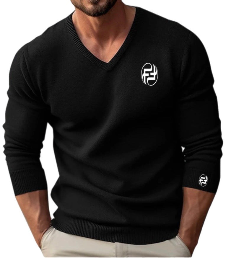 MEN'S FINALLY FAMOUS FF SERIES V NECK SWEATER