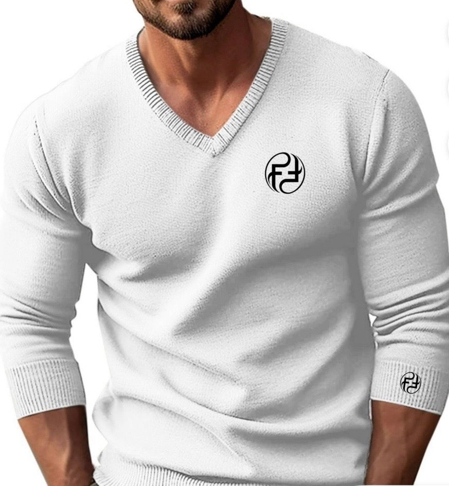 MEN'S FINALLY FAMOUS FF SERIES V NECK SWEATER