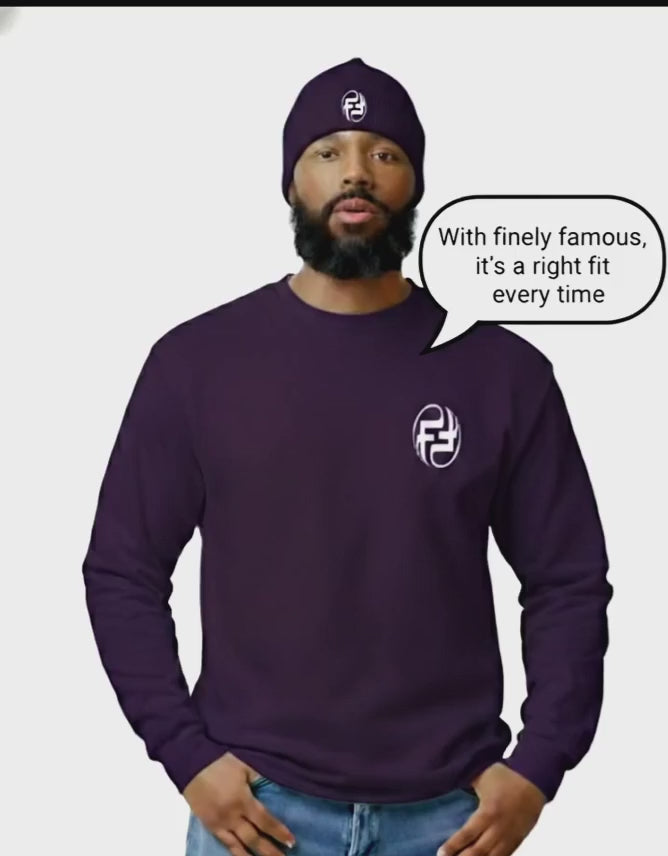 MEN'S LONG SLEEVE Ts & BEANIE COMBO